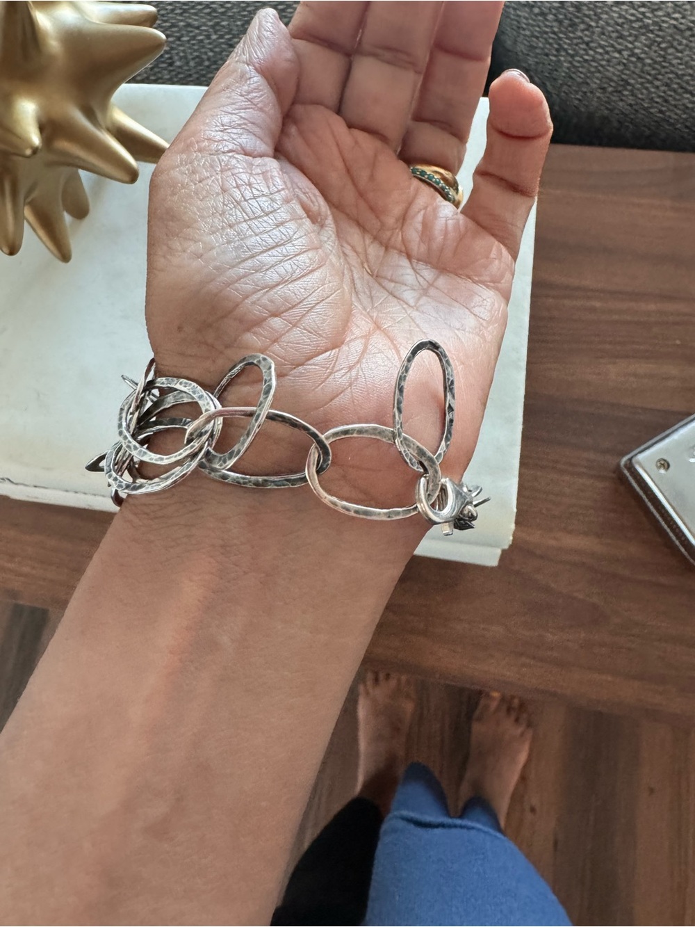 Silpada Silver Multi-Link Oval Chain Bracelet - Picture 4 of 4